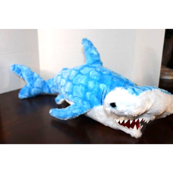Plush Hammerhead Shark Stuffed Animal – Ocean Theme Toy - Picture 1 of 8